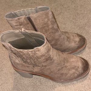 Pierre Dumas Suede Heeled Booties